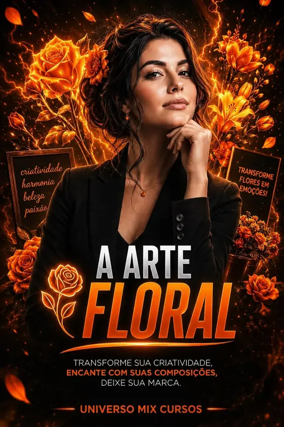 Capa de A Arte Floral